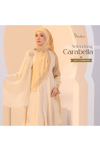 SELENDANG CARABELLA - LIGHT CHAMPAGNE
